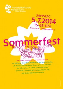 FWS_Sommerfest2014-Plakat
